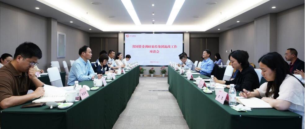 J9直营集团委阙紫康副主任一行调研集团混合所有造鼎新工作