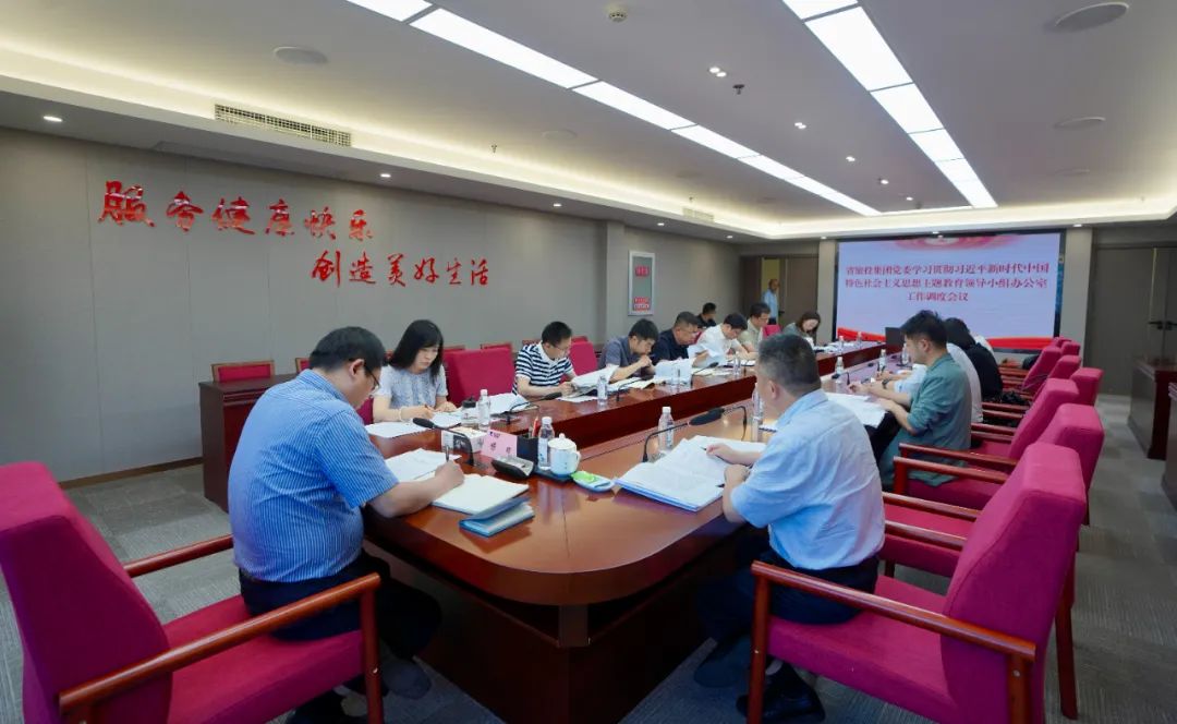 J9直营集团集团召开主题教育辅导幼组办公室工作调度会议